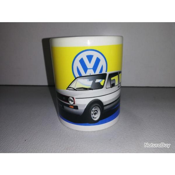 TASSE ceramique MUG COFFEE NOEL VOLKSWAGEN GOLF GTI VW RALLYE VHC COTE CIRCUIT