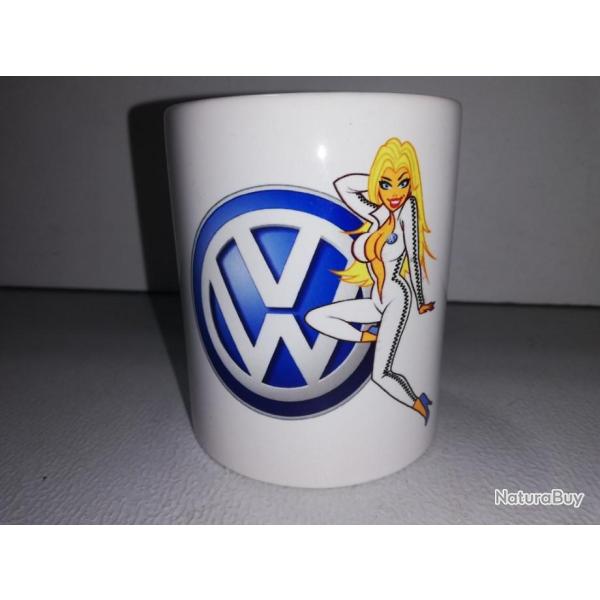 TASSE ceramique MUG COFFEE NOEL VOLKSWAGEN PIN UP COMBINAISON VW GOLF COX 1303