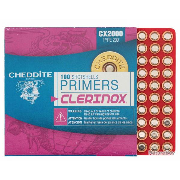 ( Amorces Nobel Chasse Cheddite Type 209)Amorces Nobel Chasse Cheddite Type 209