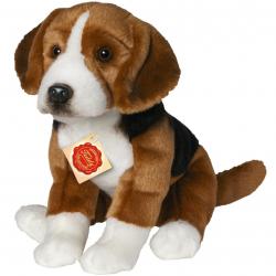 Peluche braque assis, 29cm