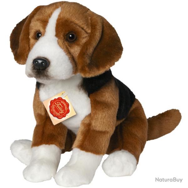 Peluche braque assis, 29cm