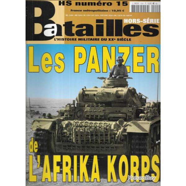 revue batailles hors srie n 15 les panzer de l'afrikakorps