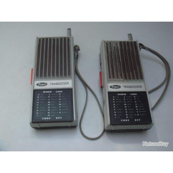 talkie walkie ancien lot de deux