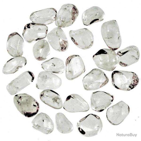 Pierres roules cristal de roche - Qualit extra - 2  3 cm - Lot de 2