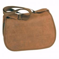 Gibecière Cuir Croupon country sellerie 42x31 cm