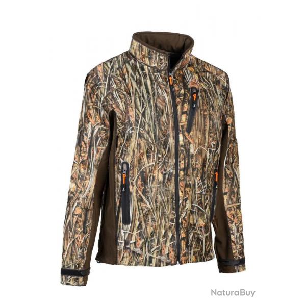 Blouson softshell Percussion GhostCamo Wet