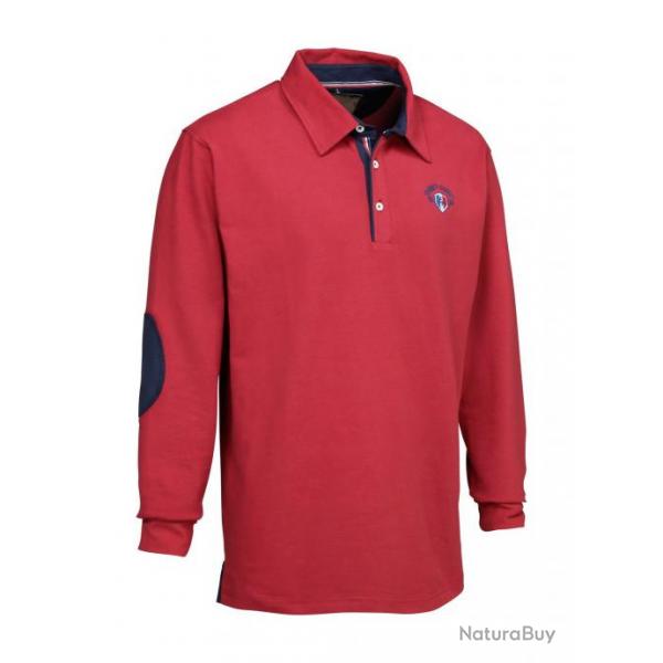 Polo Ligne Verney Carron Casual Manches longues Rouge