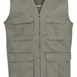 Gilet Cargo Beige Idaho
