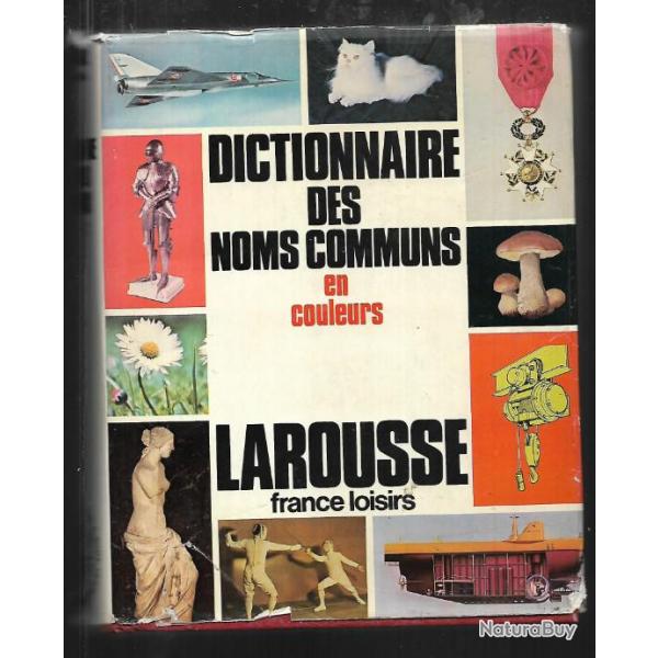 dictionnaire des noms communs en couleurs larousse