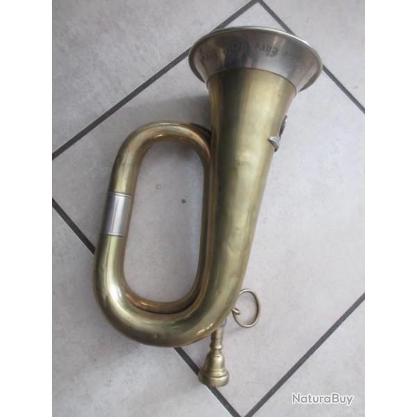 WWII TRES RARE BUGLE OU CLAIRON  DE L'LITE ALLEMANDE
