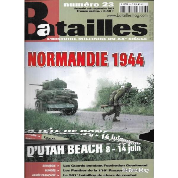 revues batailles n23 normandie 1944, la tte de pont d'utah beach 8-14 juin, 501e bcc, les guards