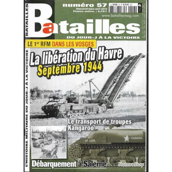 revues batailles n56 , vercors, motos du jour j, 2e db rbfm marche sur strasbourg