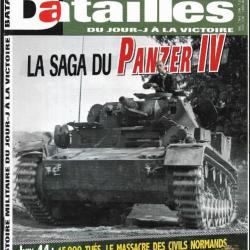 revues batailles n°48 la saga du panzer IV, tiger ss en normandie (2), 15000 civils normands tués