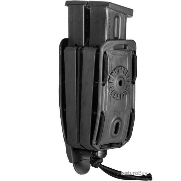 Porte-chargeur double Bungy 8BL noir pour pistolet automatique - VEGA HOLSTER