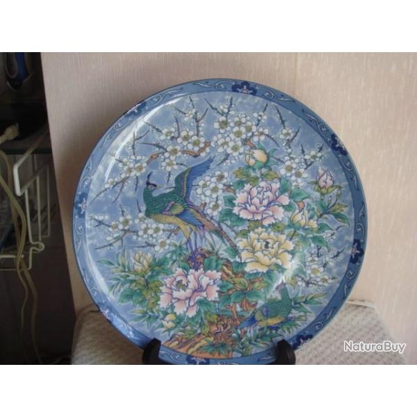 assiette ancienne en porcelaine du japon diametre 26 cm