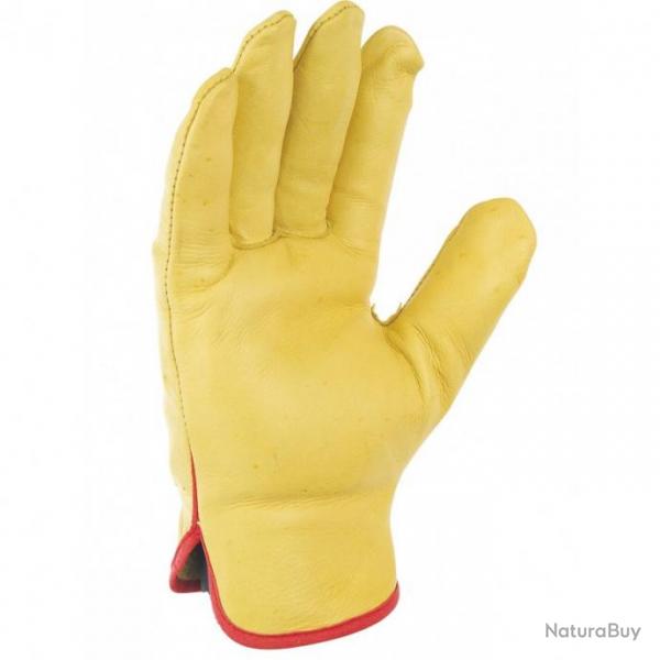 Gants de matrise et manutention lgre en cuir Singer Safety 56GY 10 tout cuir