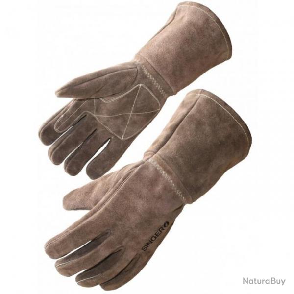 Gants de soudeur de type A en cuir crote de bovin Singer Safety 51WELD 9