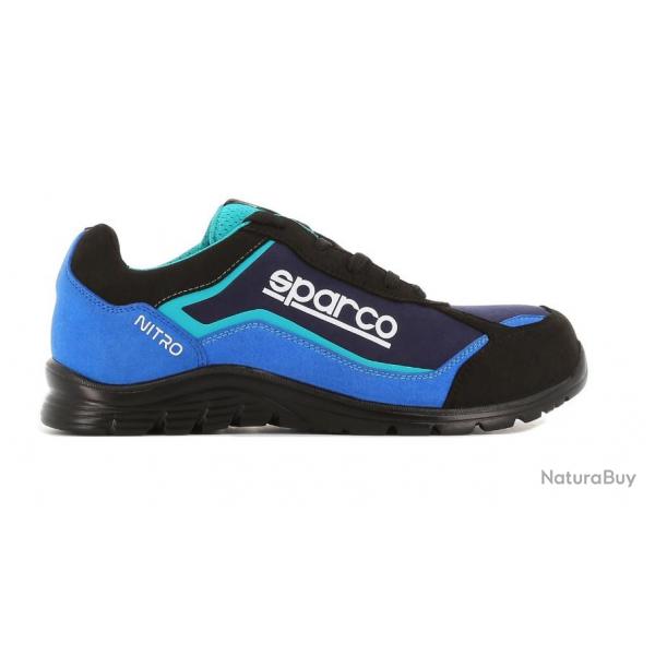 Chaussures de scurit basses S3 SRC Sparco Teamwork Nitro Noir Bleu