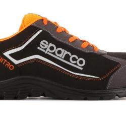 Chaussures de sécurité basses S3 SRC Sparco Teamwork Nitro Noir Gris Orange
