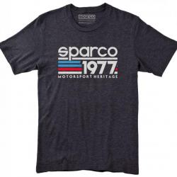 Collection de t-shirts Sparco Teamwork - 20 designs et coloris au choix 2XL 1977 vintage noir