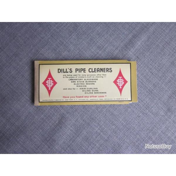 US WW2 -  Pochette de cure-pipes DILL'S CLEANERS
