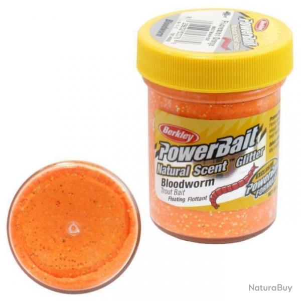 Pte  truite Berkley PowerBait Natural Scent Trout Bait Fromage / Gl - Ver / Fluo Orange
