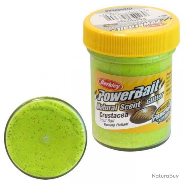 Pte  truite Berkley PowerBait Natural Scent Trout Bait Fromage / Gl - Crustac / Chartreuse