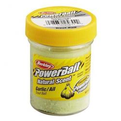 Pâte à truite Berkley PowerBait Natural Scent Trout Bait Fromage / Gl - Ail / White