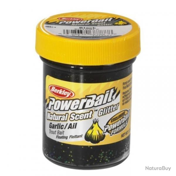 Pte  truite Berkley PowerBait Natural Scent Trout Bait Fromage / Gl - Ail / Noir