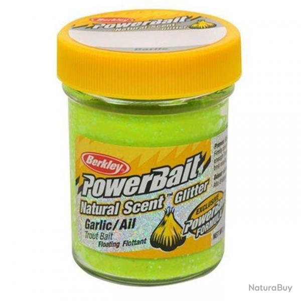 Pte  truite Berkley PowerBait Natural Scent Trout Bait - Ail / Chartreuse