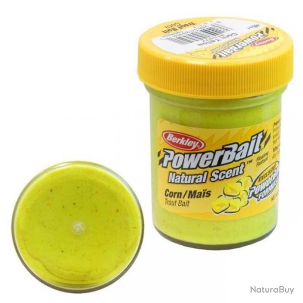 Pte  truite Berkley PowerBait Natural Scent Trout Bait Fromage / Gl - Mais / Glitter