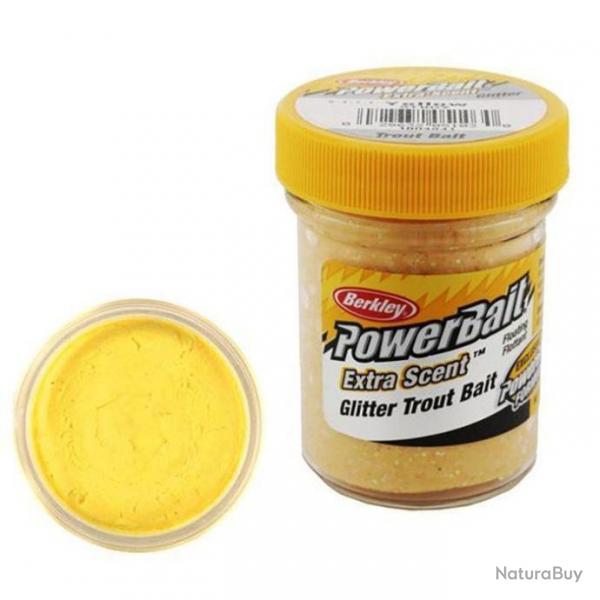 Pte  truite Berkley PowerBait Select Glitter Trout Bait Black Orang - Yellow