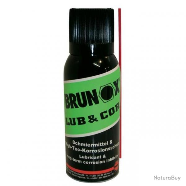 Lubrifiant et inhibiteur de corrosion Brunox Lub & Cor - Spray