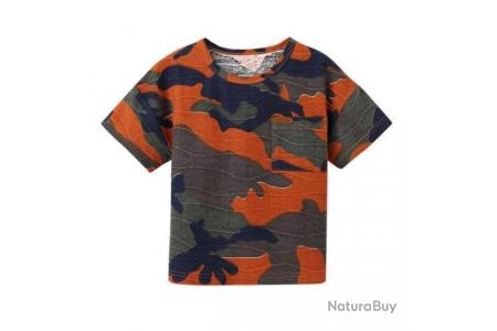 t shirt enfant orange