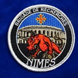 SUPERBE & TOP ! ECUSSON / Badge - BR NIMES - ARENES TAUREAU / Arena Bull (V)