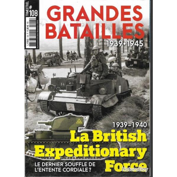 Revue grandes batailles 1939-1945 n 108 1939-1940 la british expeditionary force