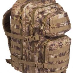 SAC A DOS D'ASSAUT US CAMOUFLAGE MANDRA TAN EXTENSIBLE MULTI POCHES 36 LITRES GRAND VOLUME AIRSOFT