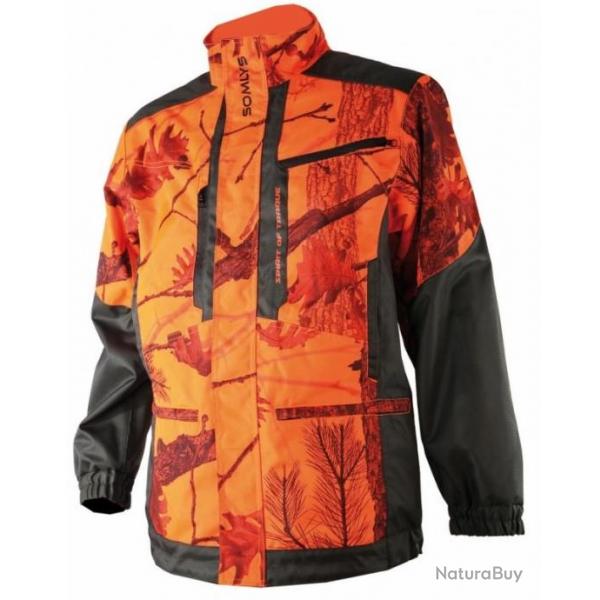 Veste anti ronce camouflage orange Spirit SOMLYS