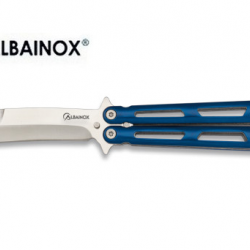 Couteau PAPILLON fantaisie Bleu nuit  lame de 10.3 cm