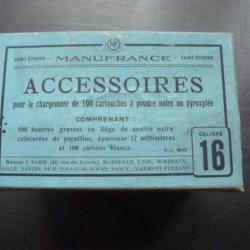 Boîte d'accessoires de calibre 16  MANUFRANCE