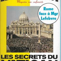 le crapouillot nouvelle série n°40 les secrets du vatican, rome face à mgr lefebvre automne 1976