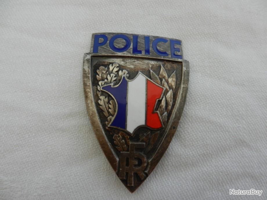 Porte carte police tour de cou avec insigne OPJ 