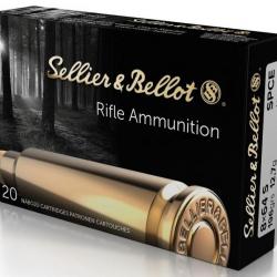 Munitions SELLIER&BELLOT 8x64s spce 196gr 12.7g par 20 réf 3035