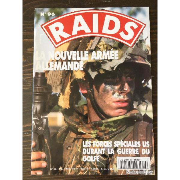REVUE RAIDS N96 FORCES SPECIALES US GOLFE/ ARMEE ALLEMANDE