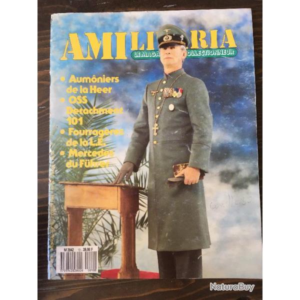 AMILITARIA N10 1989 AUMONIERS DE LA HEER/ OSS 101/ MERCEDES DU FUHRER/ UNIFORMES WEHRMACHT