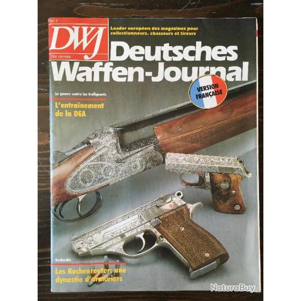 DWJ Deutsches Waffen-Journal N1 FR KUCHENREUTERS/ P9R/ CATAPULTES/  RUGER 77 MARK II/ COLT BISLEY