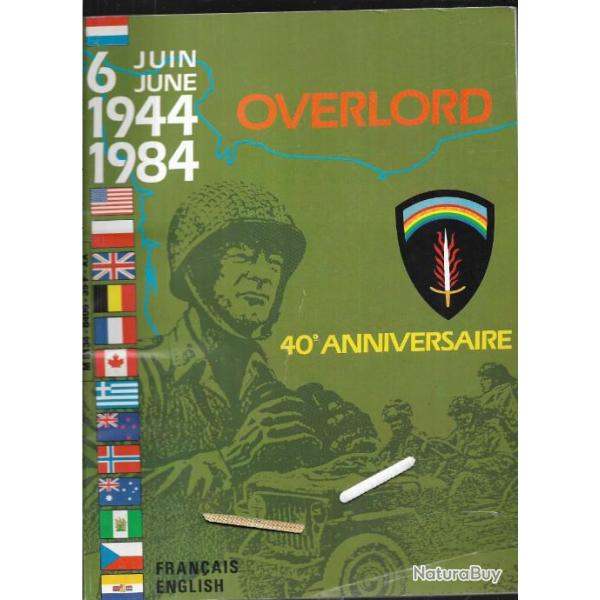 dbarquement de normandie overlord 40e anniversaire 6 juin 1944-1984