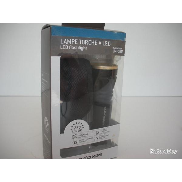 AXEL  N3533-LAMPE TORCHE A LED NUM'AXE (LMP1017)  270  LUMENS - NEUF!!!!