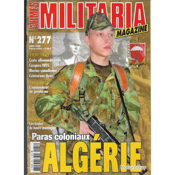 Militaria magazine N 277 puis diteur paras coloniaux en algrie, quipement gendarme 1914-1918,