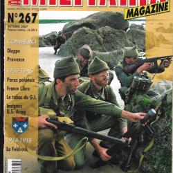 Militaria magazine 267 , commémo dieppe provence, tabac gi, feldrock 1914-1918, paras polonais
